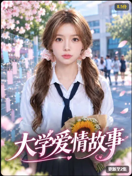 大学爱情故事短剧封面